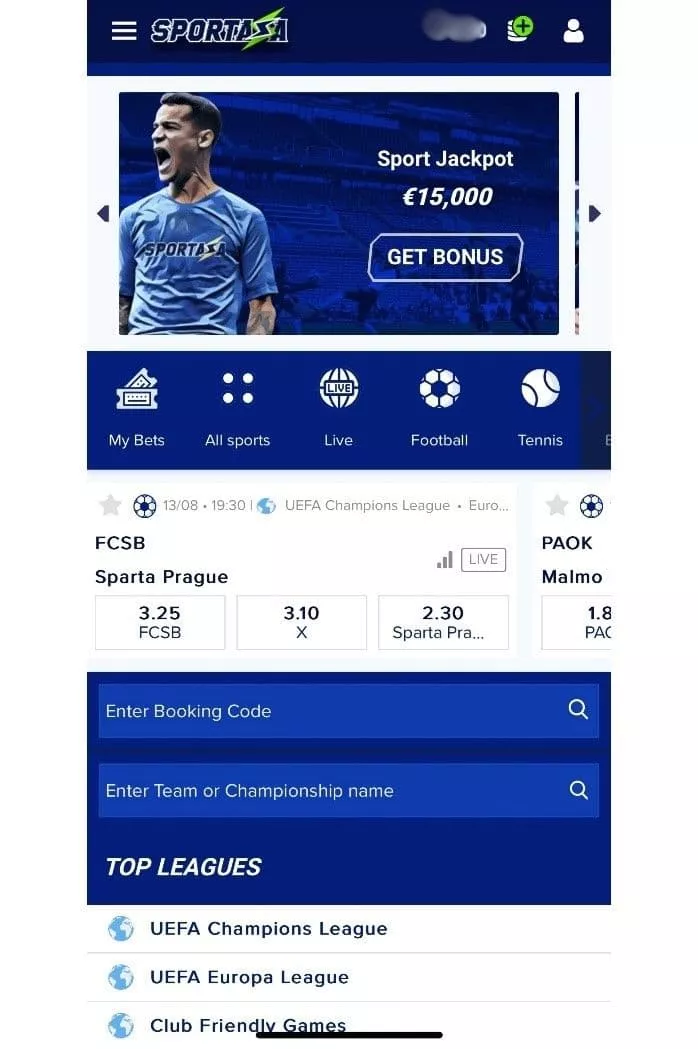 Sportaza казино