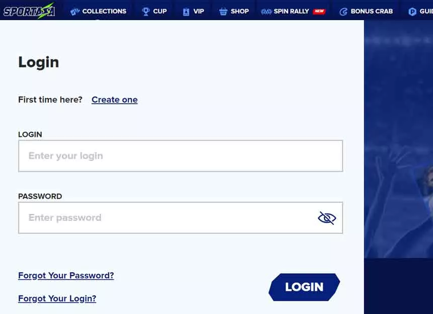 sportaza login 12